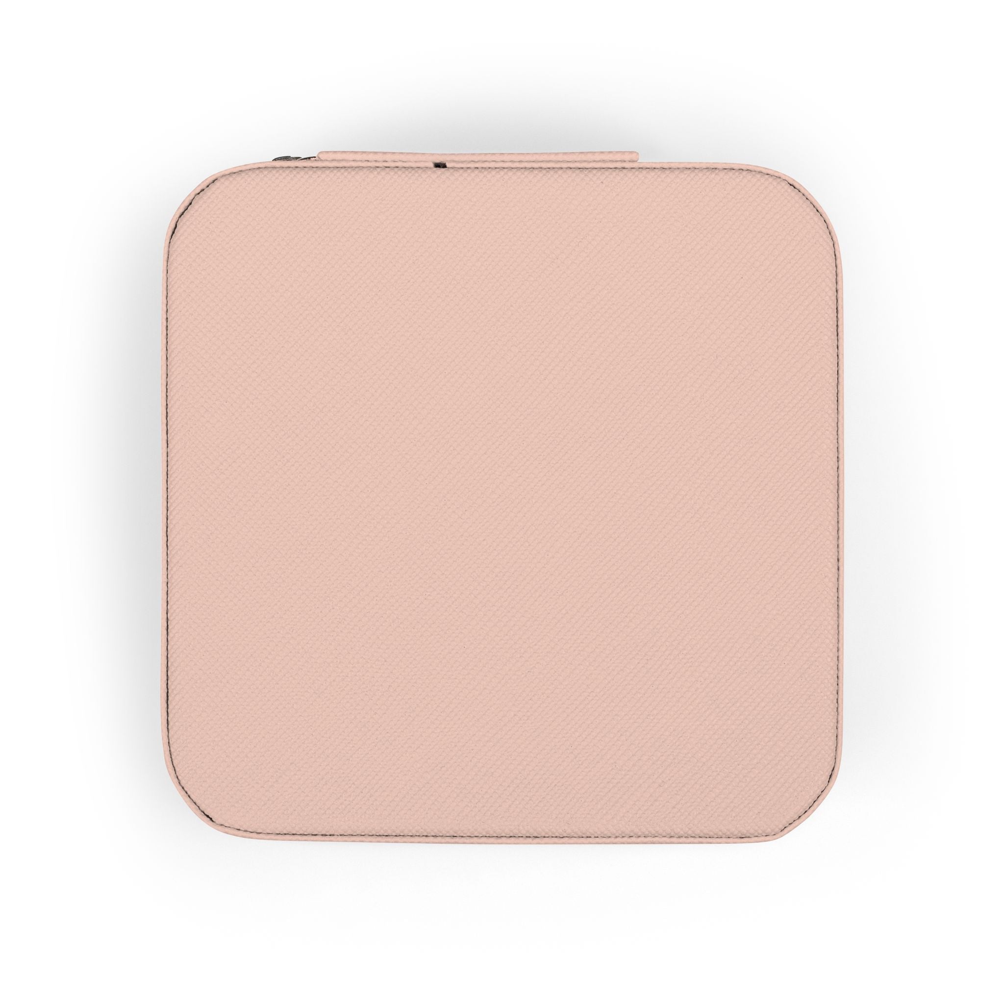 Mom Travel Jewelry Case — Compact Pink Organizer with Ring & Earring Storage